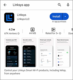 Using Linksys App